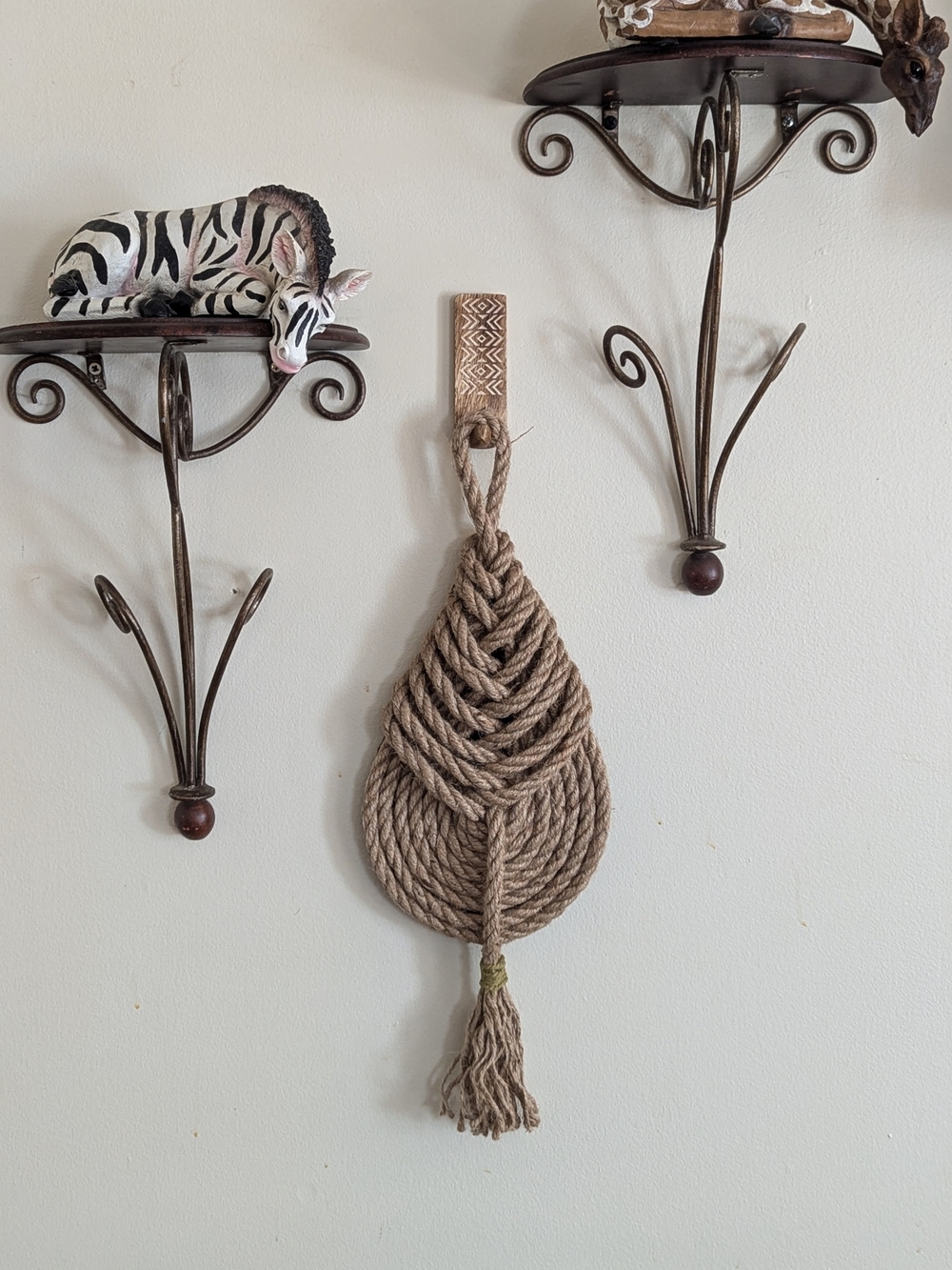 Macrame Pipa Knot Wall Decor,
Tapestry Rope Art
